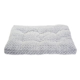 Dog Crate Bed Pad Rose Velvet Dog Beds For Small Medium Large Dogs Circle Fleece Plush Soft Pet Beds Dog Mats Sleeping Fluffy